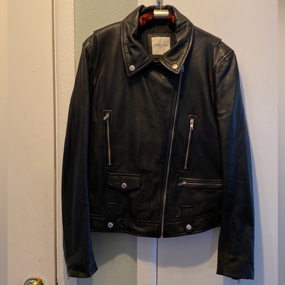 NWOT Each x Other Paris real leather jacket in size L